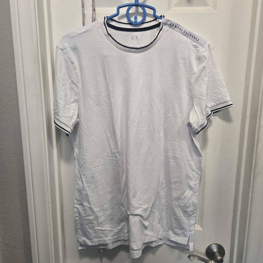 Armani Exchange White Shirt Size L